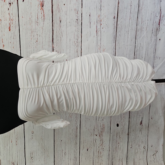 NWT Edikted Mini White Dress - Picture 6 of 16